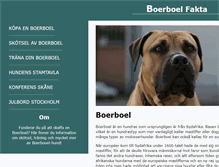 Tablet Screenshot of boerboelsverige.se